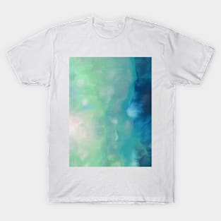 Bright and blue color watercolor T-Shirt